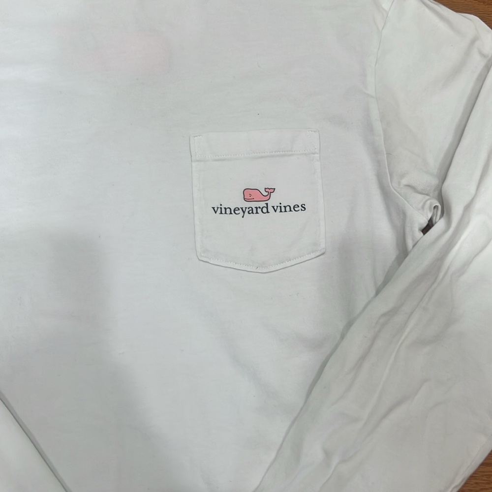 Vineyard Vines White Long Sleeve Shirt - Picture 2 of 8